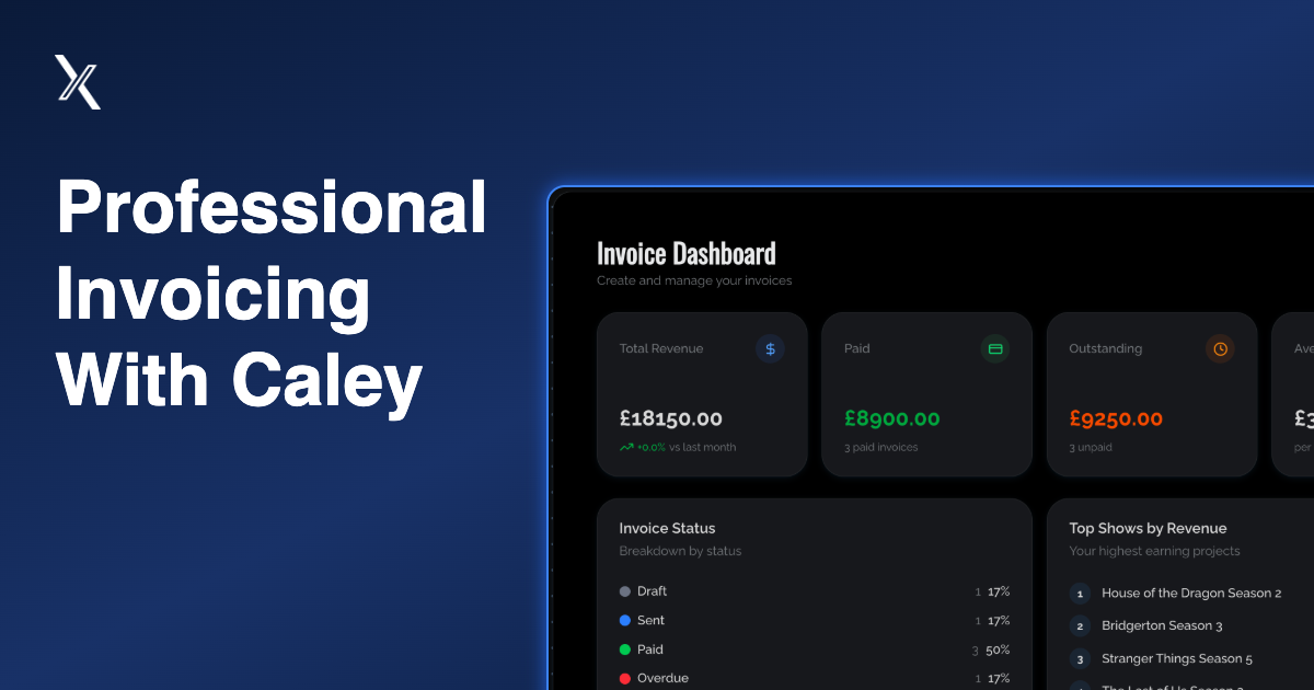 Caley - Professional Invoice Management